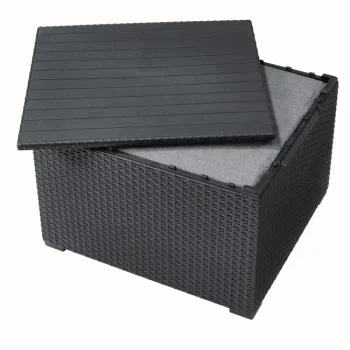 Keter baštenski set Elodie 2 seater sa box stolom grafit CU 253948-3